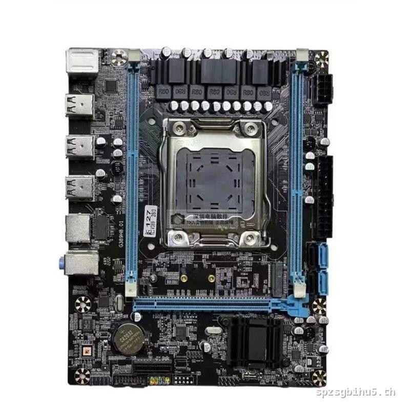 ((พร้อมสต็อก) ยี่ห้อใหม่ X79 บอร์ดขนาดใหญ่คอมพิวเตอร์เมนบอร์ด CPU ชุด 2011 Pins รองรับ E5-2670ECC 8G