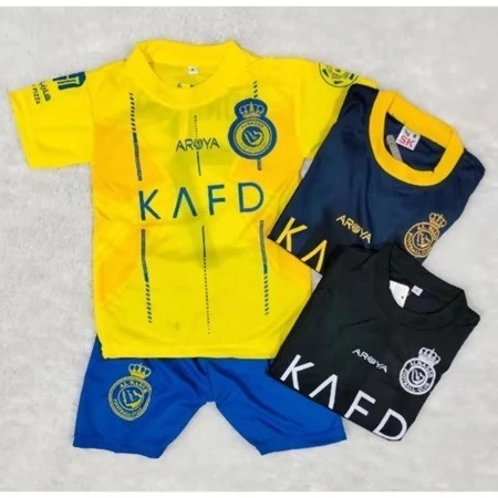 RONALDO AL NASSAR KIDS FOOTBALL SHIRT SET BOYS FOOTBALL SHIRT COOL MATERIAL