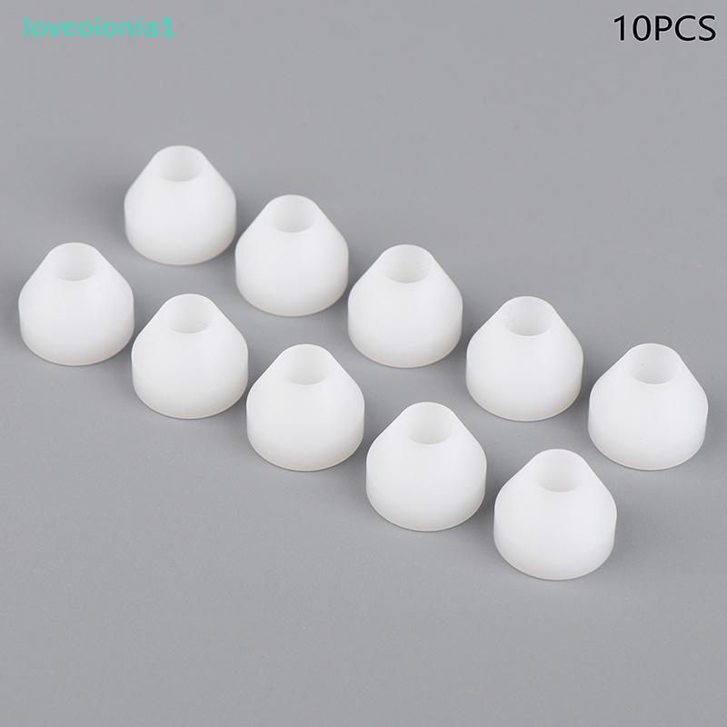 loveoionia1 10PCS ปากกา Bushings สีขาวปากกา Bushings Non-Sti ทนทานปากกา Bushings สังเคราะห์ Bushings