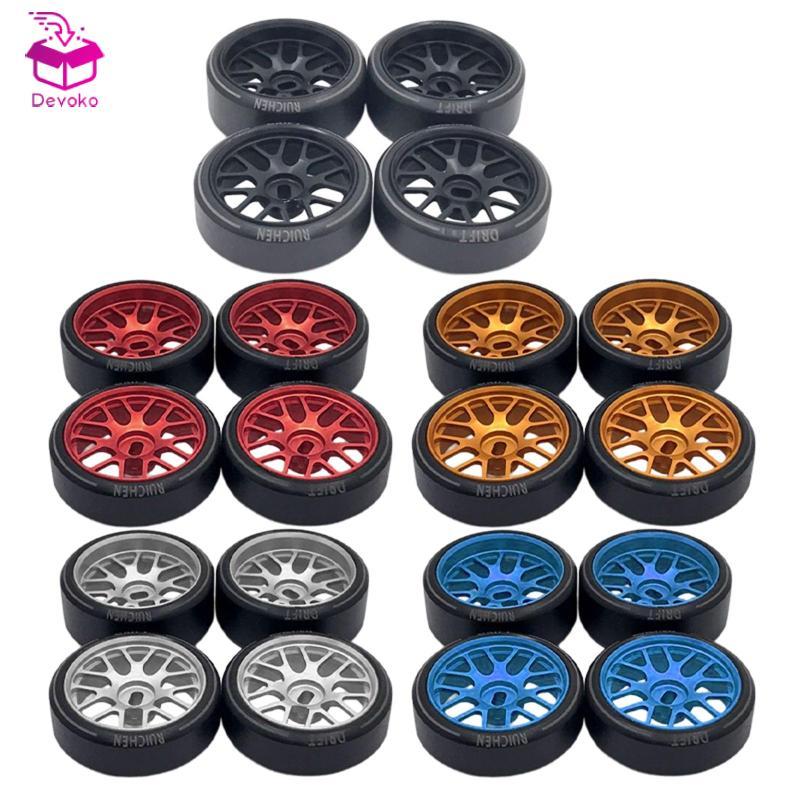 [chiwanji2mf] 4x 1/28 ล้อยาง Tyre ชุดการปรับเปลี่ยนสําหรับ Wltoys K989 P929 Mini-Z K999