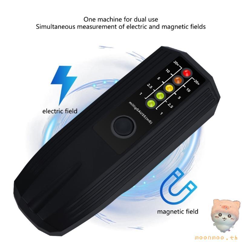 Moon Portable EMF Meter Easy Operation RadiationMonitor GhostHunting Detector