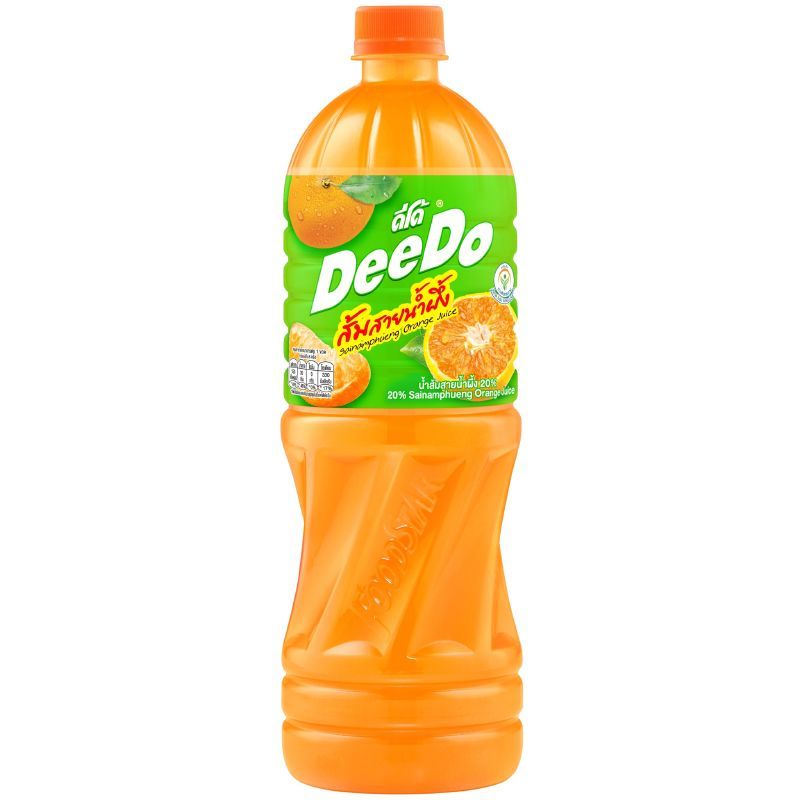 ดีโด้น้ำส้มสายน้ำผึ้ง20เปอร์เซ็นต์ 1000มล. Deedo Sainamphueng Orange Juice 20percent 1000ml.