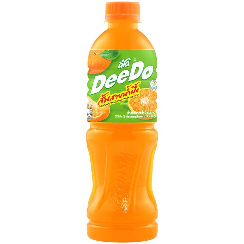 ดีโด้น้ำผลไม้รสส้มสายน้ำผึ้ง 450มล. Deedo Sainamphueng Orange Juice 450ml.
