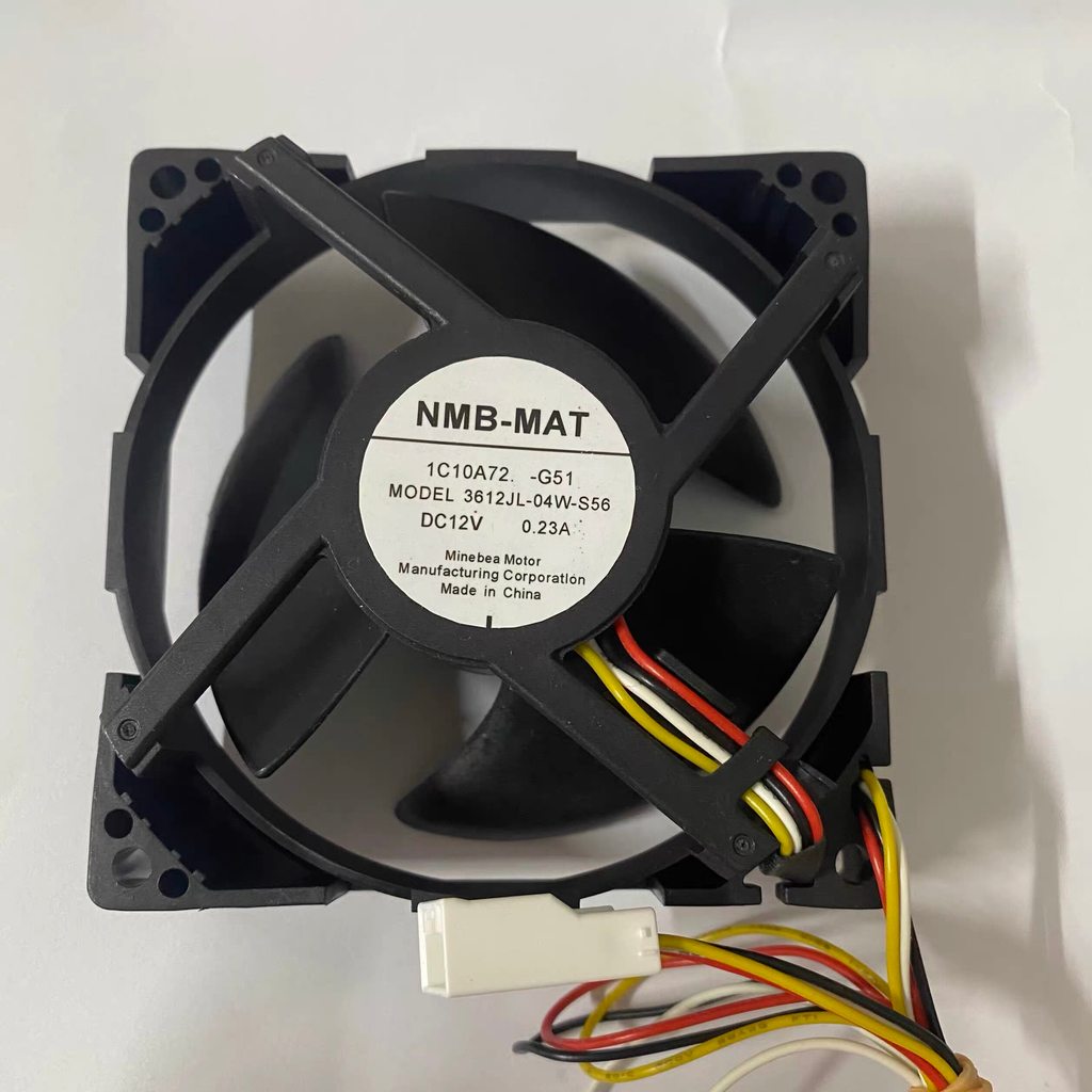 เหมาะสําหรับพัดลมตู้เย็น Mitsubishi Frostless NMB 3612JL-04W-S56 12V 0.23A พัดลม