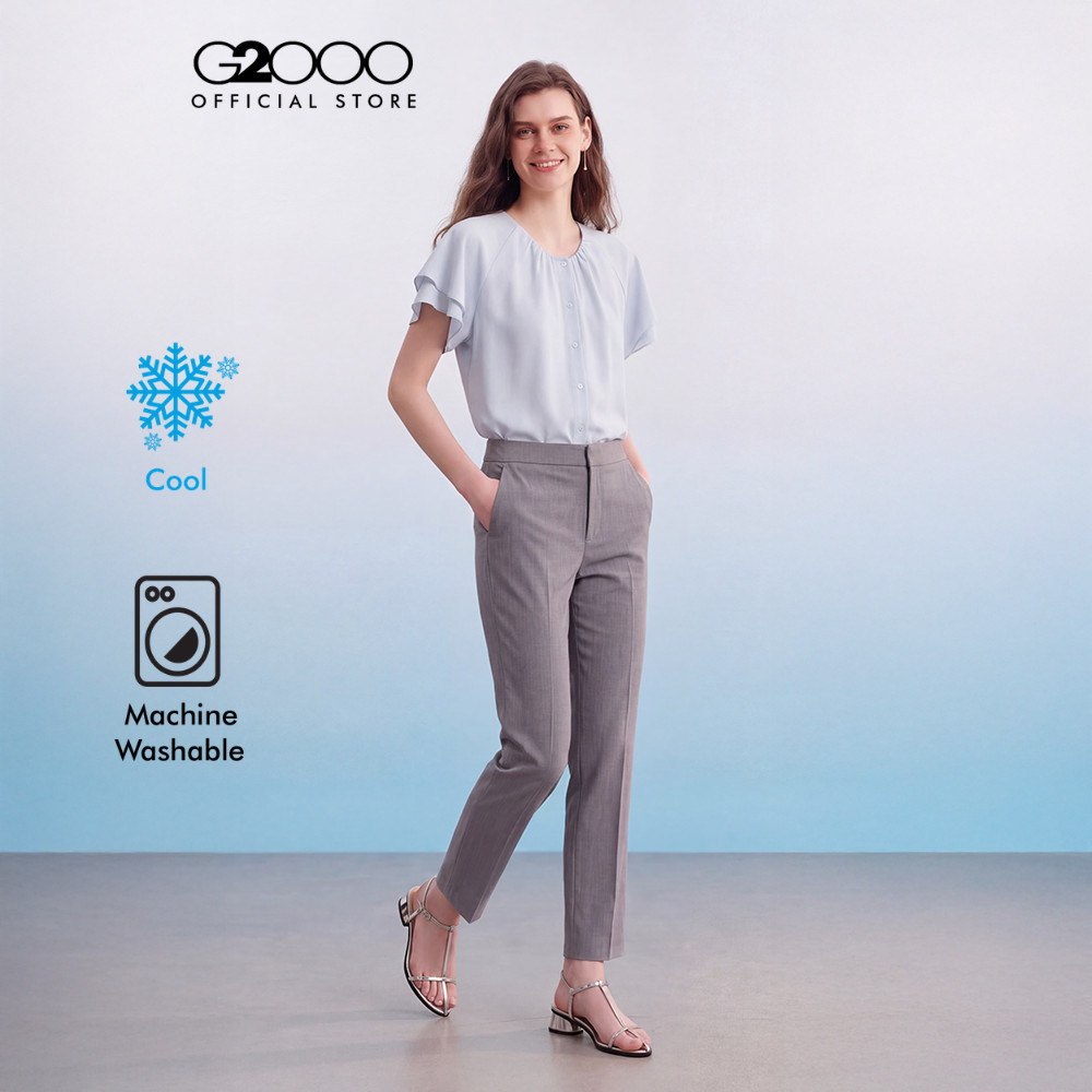 G2000 กางเกงสูทสำหรับผู้หญิง ทรง Cigarette รุ่น 61252036