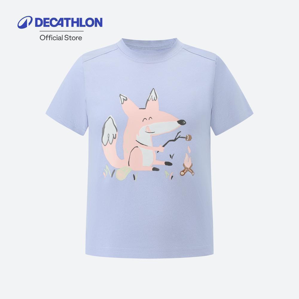 Decathlon Boys’ Ts Mh100 เสื้อยืดสำหรับเด็กผู้ชาย รุ่น Mh100