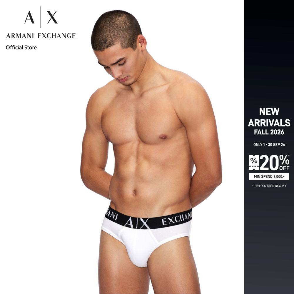 AX Armani Exchange กางเกงในผู้ชาย รุ่น AX 956003 CC28200010 - สีขาว