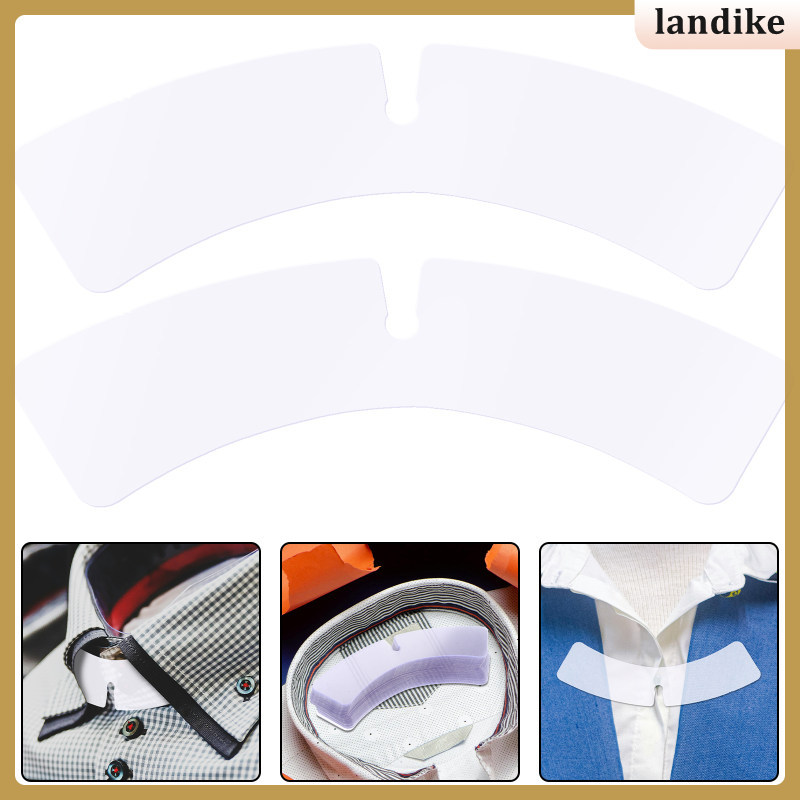 100 ชิ้น Collar Stay พลาสติกลาเวนเดอร์สําหรับเสื้อคอใช้ landike