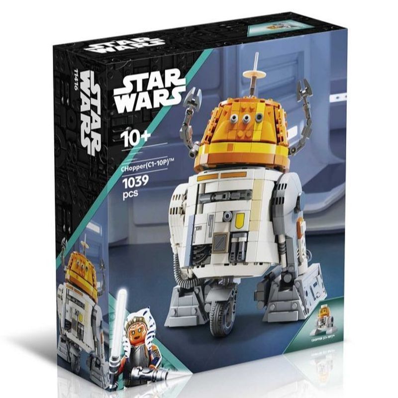 เข้ากันได้กับ Star Wars 75416 Xiaotie Aviation Mechanics Robot Educational Assembly diy Building Blo