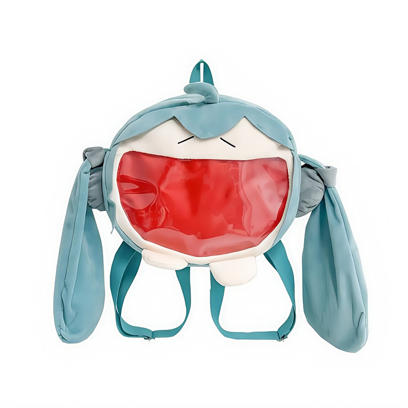 กล่องดินสอ pencil case Big Mouth Pain Bag Double Shoulder Messenger สองมิติ Hatsune Miku กระเป๋าตุ๊ก