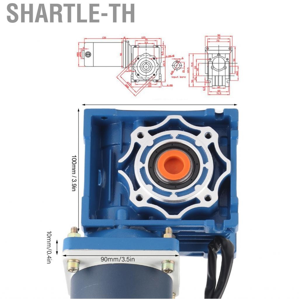 Shartle-th Shartle-th Gear มอเตอร์สแตนเลส 90W 2200 R/MIN XD5D90-24A121SRV-RV40 อัตราส่วนการลด DC 12V