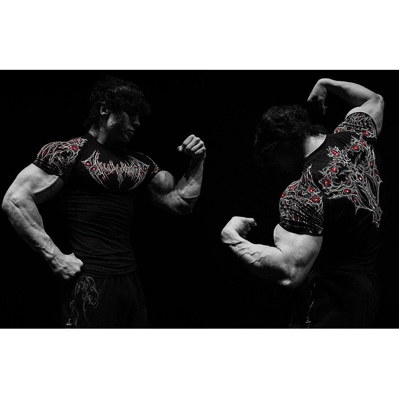 Breathedivinity High-Elastic Tights Sports Outdoor Short-Sleeved Fitness Wear