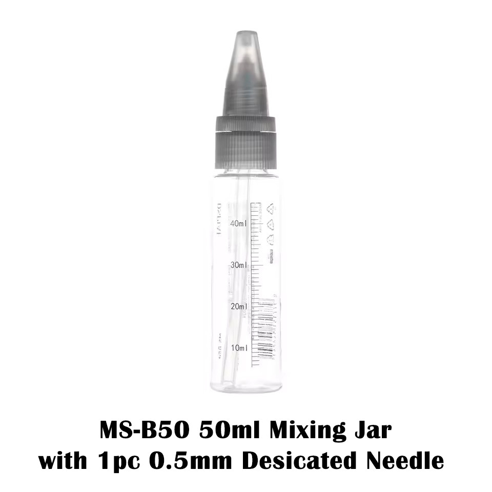 DSPIAE MS-B50 ขวดผสมสี 50ml สําหรับ PT-AB แอร์บรัชไร้ล้าง
