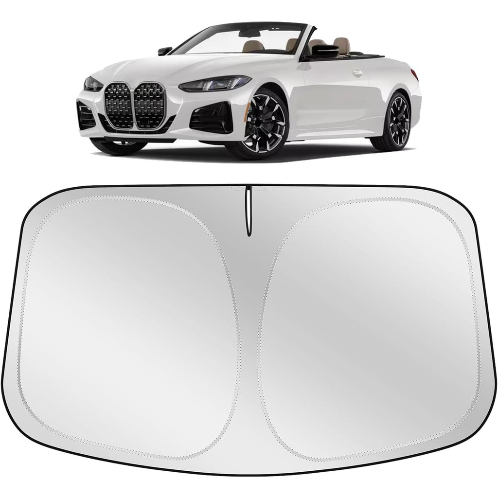 XHRING กระจก Sun Shade Sunshade ใช้งานร่วมกับ BMW 4 Series 440i 430i 428i 435i 420i m4 330i 2021-202