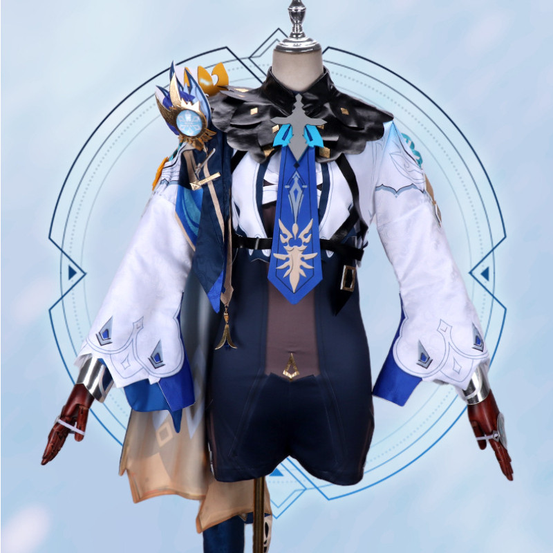 Genshin Impact Eula Lawrence ชุดคอสเพลย์สำหรับฮาโลวีน