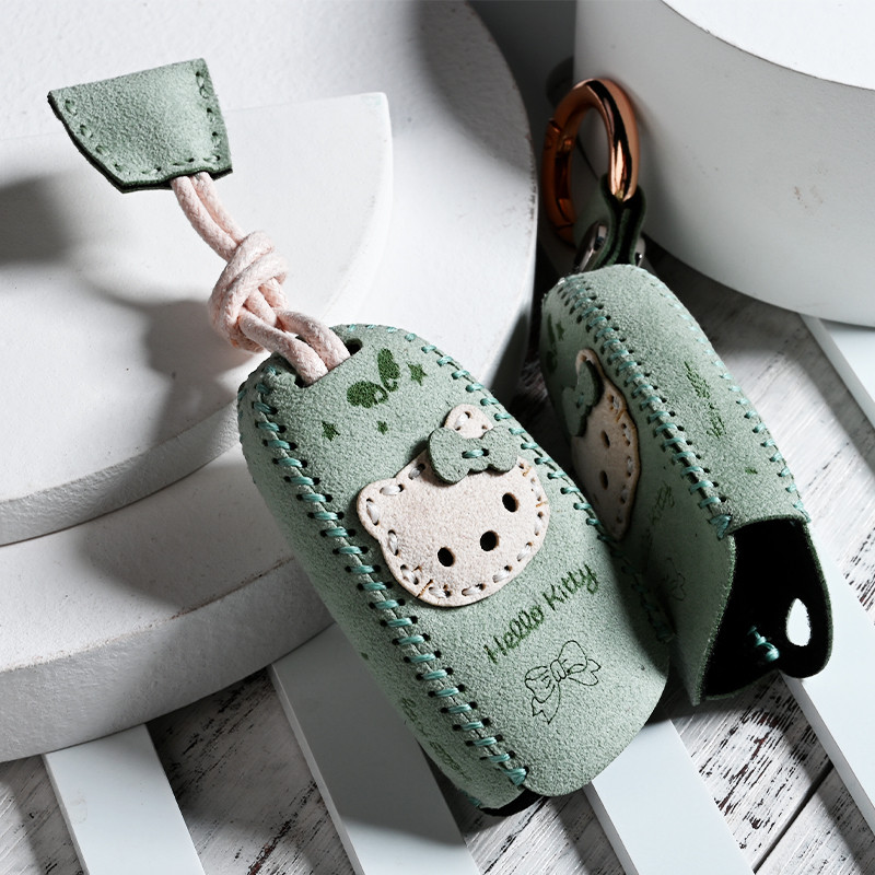 เหมาะสําหรับ Audi A3 Key Case a4/a6l/q7/a1/a2/q5/q3/q2 น่ารัก Handmade R8 กรณีหัวเข็มขัดกรณี