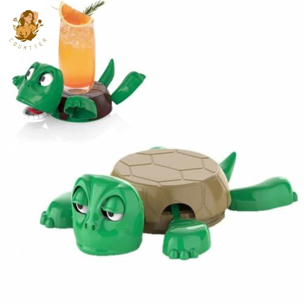 BACKSTAGEEET Turtle Coaster กันน้ํา Open Eyed Turtle Sea Turtle Coaster พร้อม Liftable Limbs ตลกพิมพ