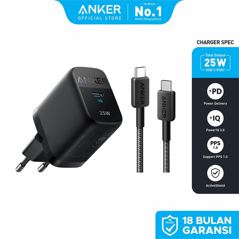Anker 312 Samsung Wall Charger 25W - A2642 (รับประกัน 18 เดือน)
