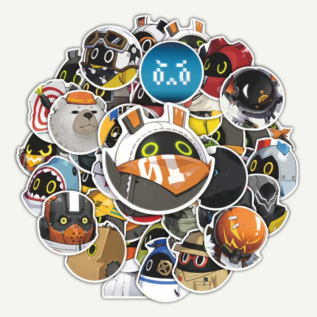 ชุดสติ๊กเกอร์เกม ZZZ V2 | สติ๊กเกอร์ TUMBLR | สติ๊กเกอร์แล็ปท็อปสําหรับกระเป๋าเดินทางและหมวกกันน็อค