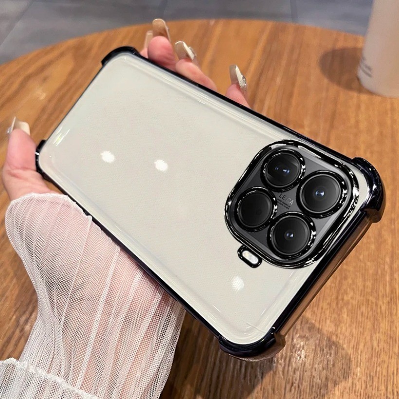 กันกระแทกเคสโทรศัพท์สําหรับ Xiaomi 15T Pro 14T Pro 17 Pro Max 15 Pro 15 Ultra Poco C85 C75 C71 F7 Ulta F7 X7 Pro M7 นุ่มโปร่งใสสี่มุม anti fall - รูปที่ 4