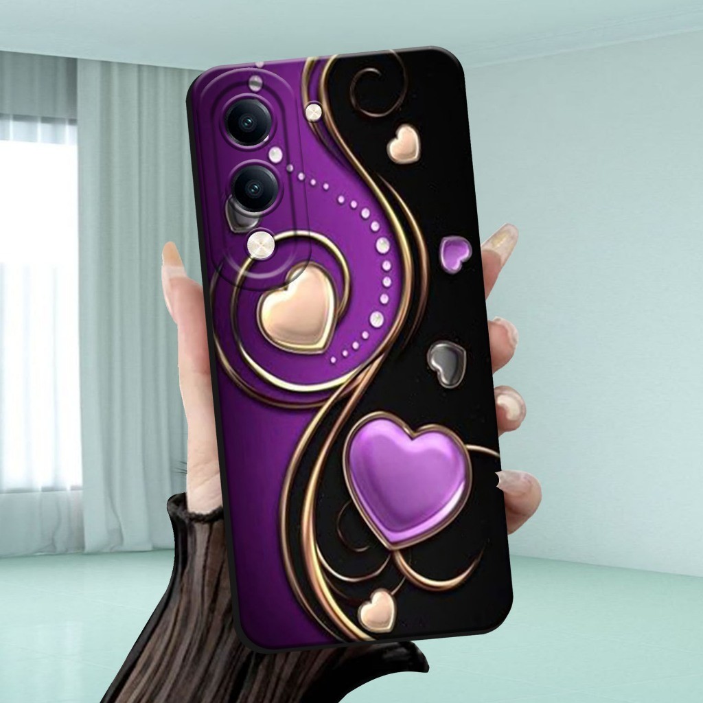 เคส HP Vivo Y04s Vivo Y04 Y04s 4G เคสล่าสุด 2025 Softcase ซิลิโคน Hardcase ตัวป้องกันโทรศัพท์