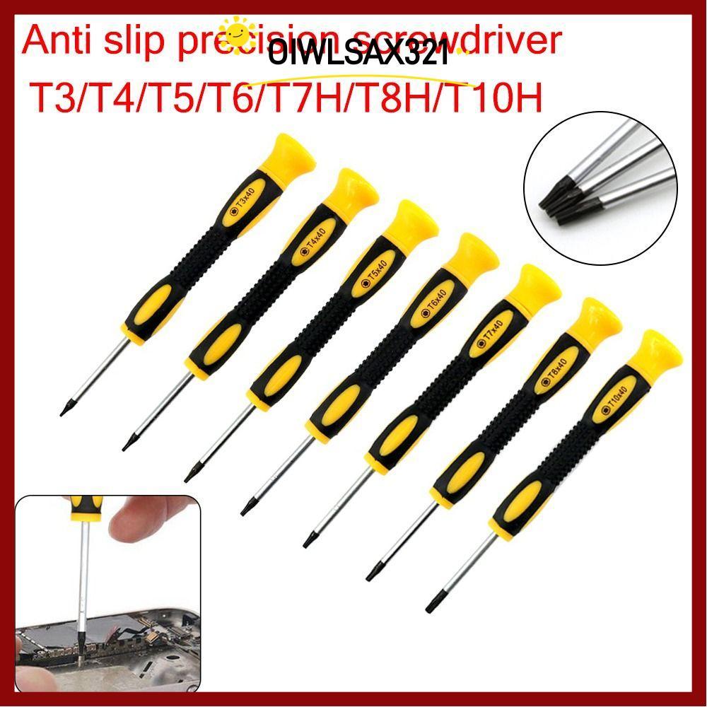 OIWLSAX321 เครื่องมือซ่อมถอดชิ้นส่วน, พลาสติก T3/T4/T5/T6/T7H/T8H/T10H Torx ไขควง, พร้อมเครื่องมือปร