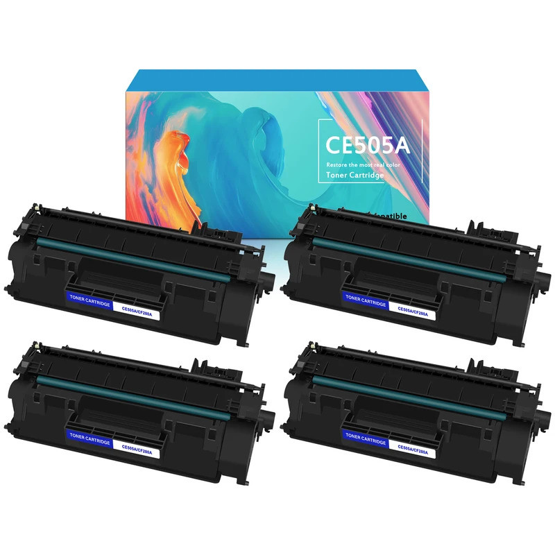 Greencycle 1-10PK CE505A/CF280A 05A ตลับหมึกสําหรับ HP LaserJet P2055 P2050 P2035