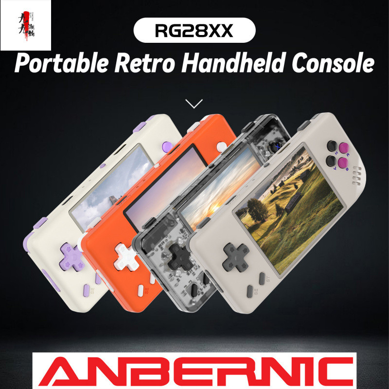 ANBERNIC RG28XX เกมคอนโซล Retro Nostalgic มือถือนักเรียนแบบพกพามือถืออาเขต 2WP8