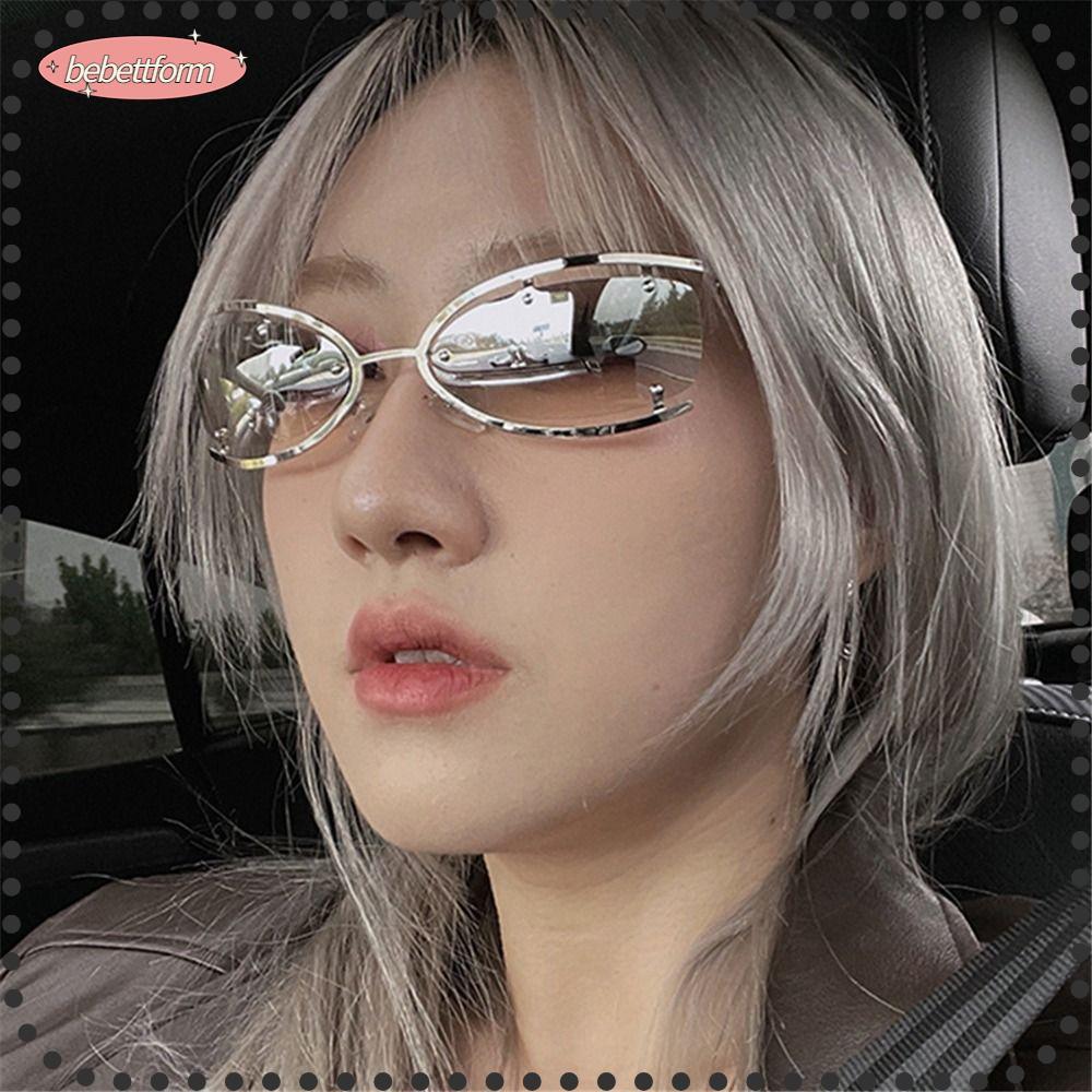 BEBETTKISS Y2K แว่นตากันแดดแฟชั่น 2000s Punk Style