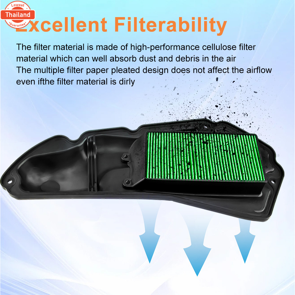 กรองอากาศ PCX160, Click160 รัประกันแท้  17210-K1Z-T00/DC กรองอากาศ PCX160 17210-K1Z-T00/DK มอไซค์.