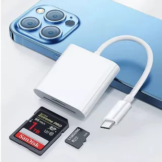 otg card reader เครื่องอ่านการ์ด SD / TF / USB การ์ดกล้อง แฟลชไดรฟ์ เครื่องอ่านการ์ดสําหรับพอร์ต USB-C / TYPE-C อะแด