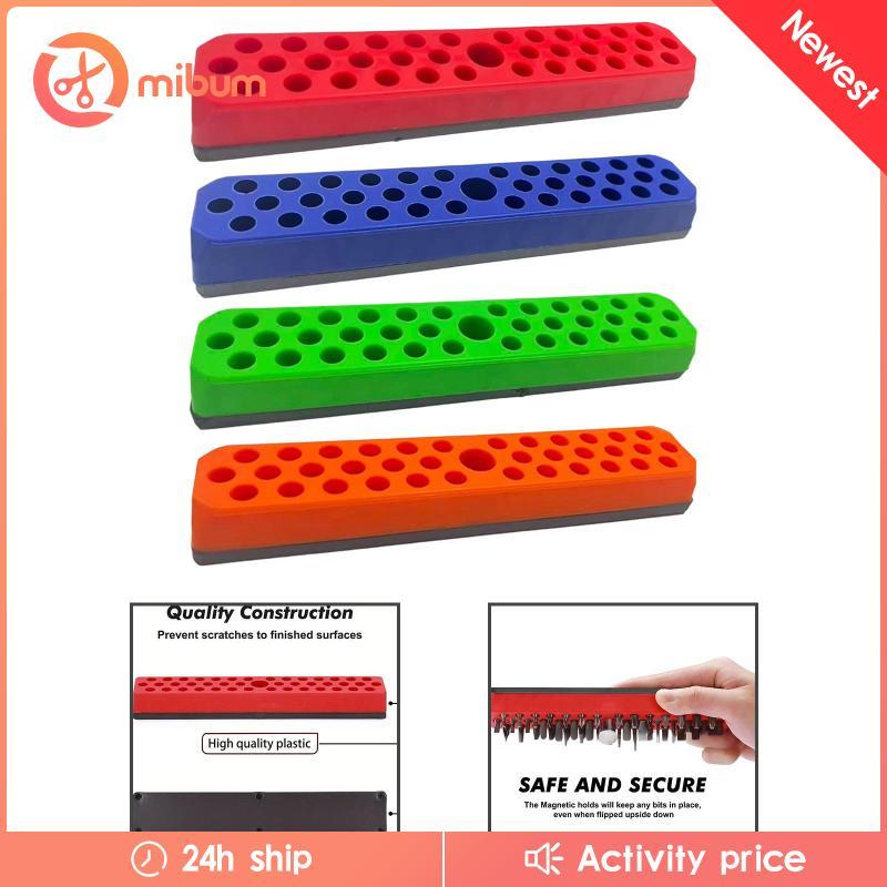 [Mibum] Hex Bit Holder Storage Shelf ไขควง Bit Organizer Classification Organizer สําหรับ Workshop