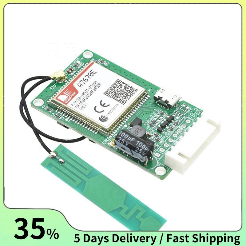 SIMCOM A7670E 4G LTE Cat1 โมดูล A7670E 4G LTE Cat1 โมดูลพร้อมช่องใส่ซิมการ์ด TTL UART 2G LTE-FDD B1/