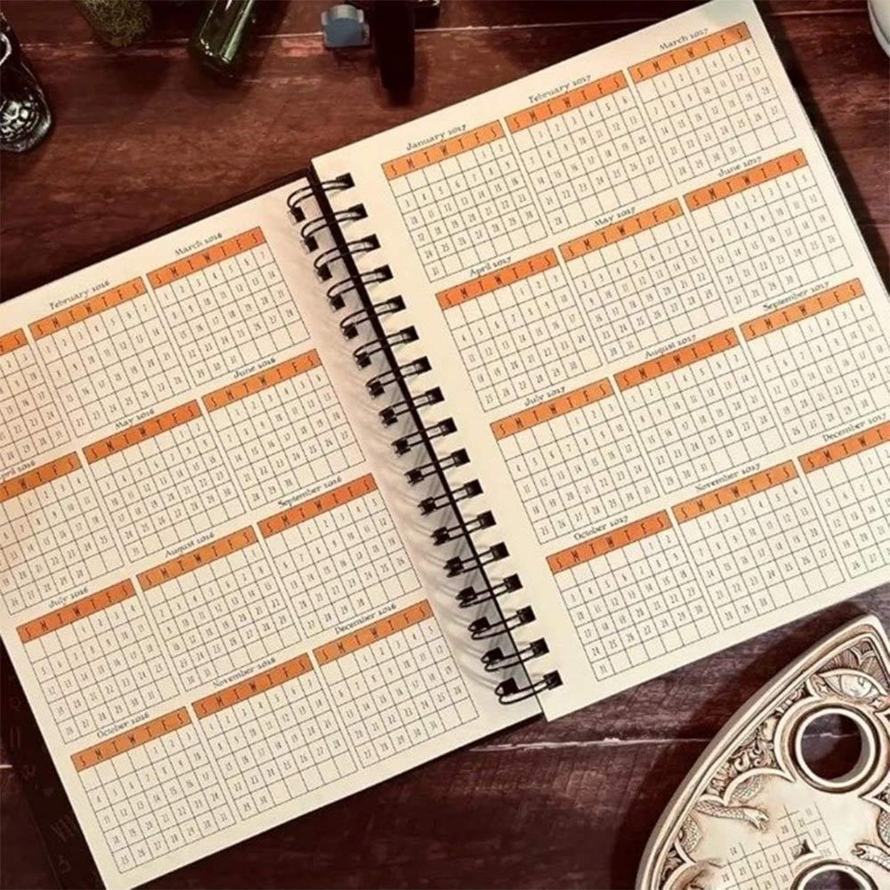 2026 spiral planner diary week month year planner Journal Record book Stationery Gift
