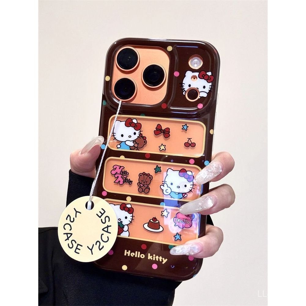 เคสโทรศัพท์เหมาะสําหรับiPhone 7 8 X XS XR XSMAX 11 12 13 14 15 16 17 Pro max Plus Airการ์ตูนHollow Polka Dot KT Shock-proofกันกระแทกเคสรวมทุกอย่างZIIC ราคา ถูกที่สุด ดีลบีเคเค แกลเลอรีภาพที่ 5