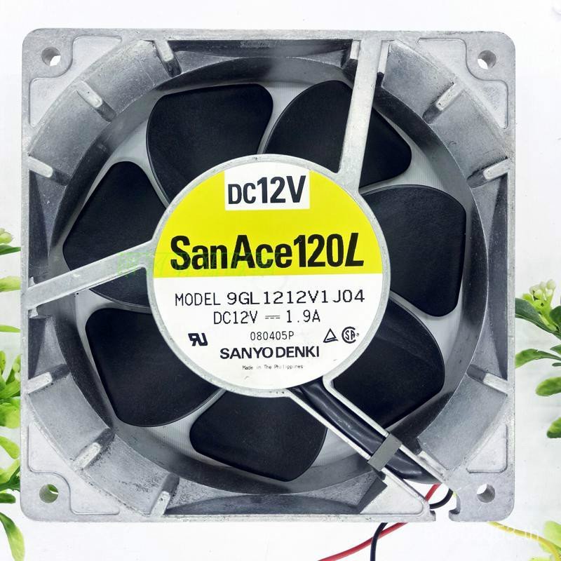 รุนแรงดัดแปลง Sanyo รถจักรยานยนต์ทนอุณหภูมิสูง/เปลือกอลูมิเนียม 04 9GL12V1J03 พัดลม 1.9A1203812V Q6T
