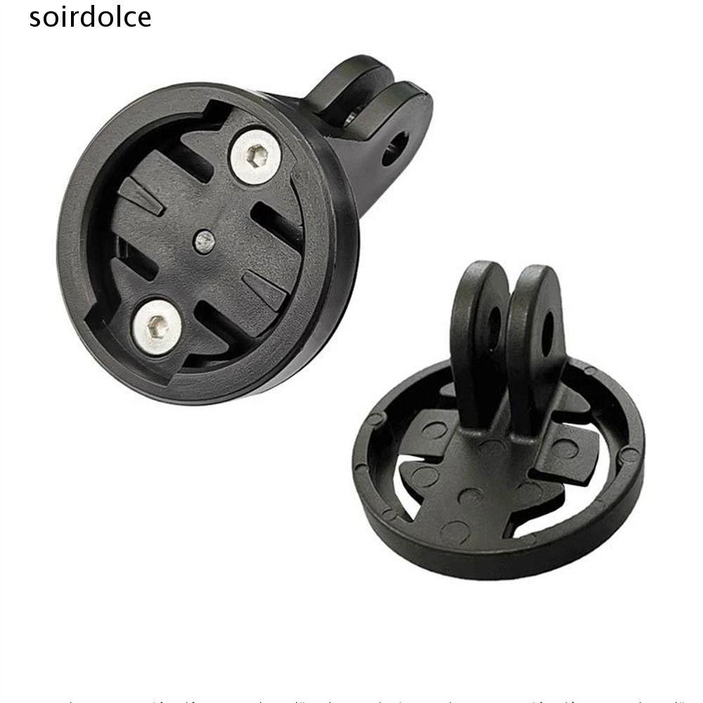 SOIRDOLCE จักรยานคอมพิวเตอร์ Mount จักรยานอุปกรณ์เสริมด้านหน้าอะแดปเตอร์ Handlebar คอมพิวเตอร์สําหรั