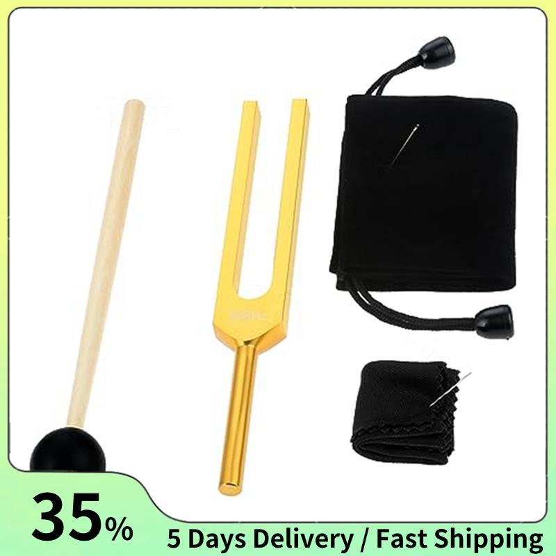 ส้อมจูน 528 Hz ส้อมจูนสีทอง 528 Hz สําหรับ Healing เครื่องดนตรี การทําสมาธิ ผ่อนคลาย ใช้งานง่าย
