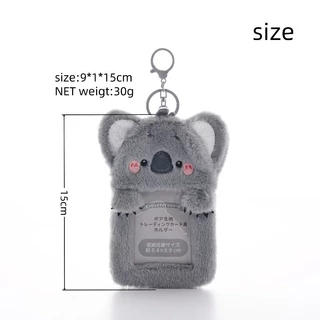 ที่ใส่บัตรตุ๊กตาที่ใส่บัตร การ์ตูนน่ารัก Meal Card Bus Card Student Protective Case Cartoon
