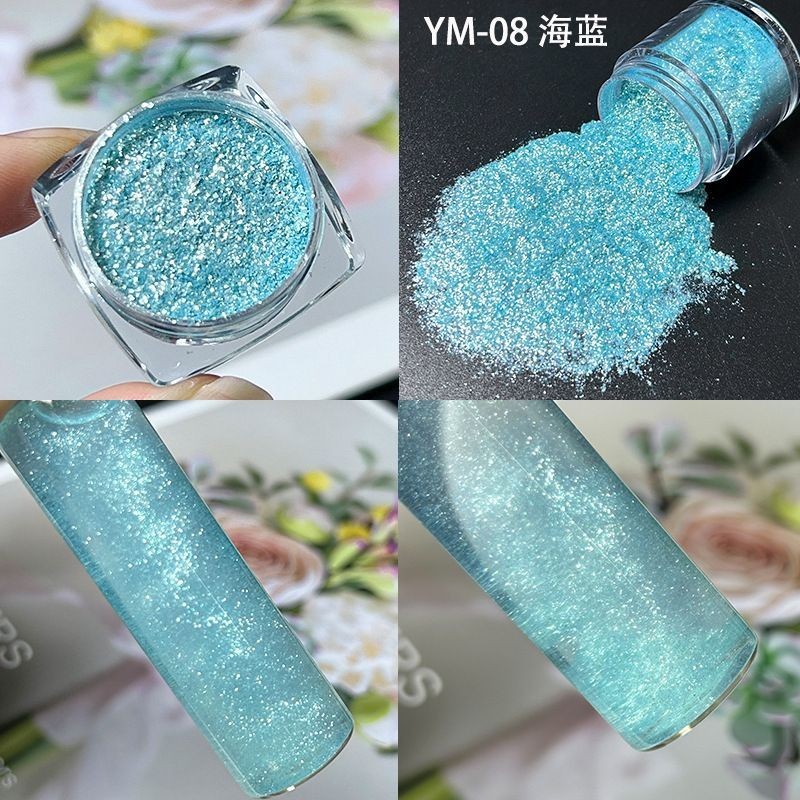 Diamond Flash Mica Powder ไหล Hemp Cloud Brocade Powder อีพ็อกซี่ Mica Powder Fragments Glitter Powd