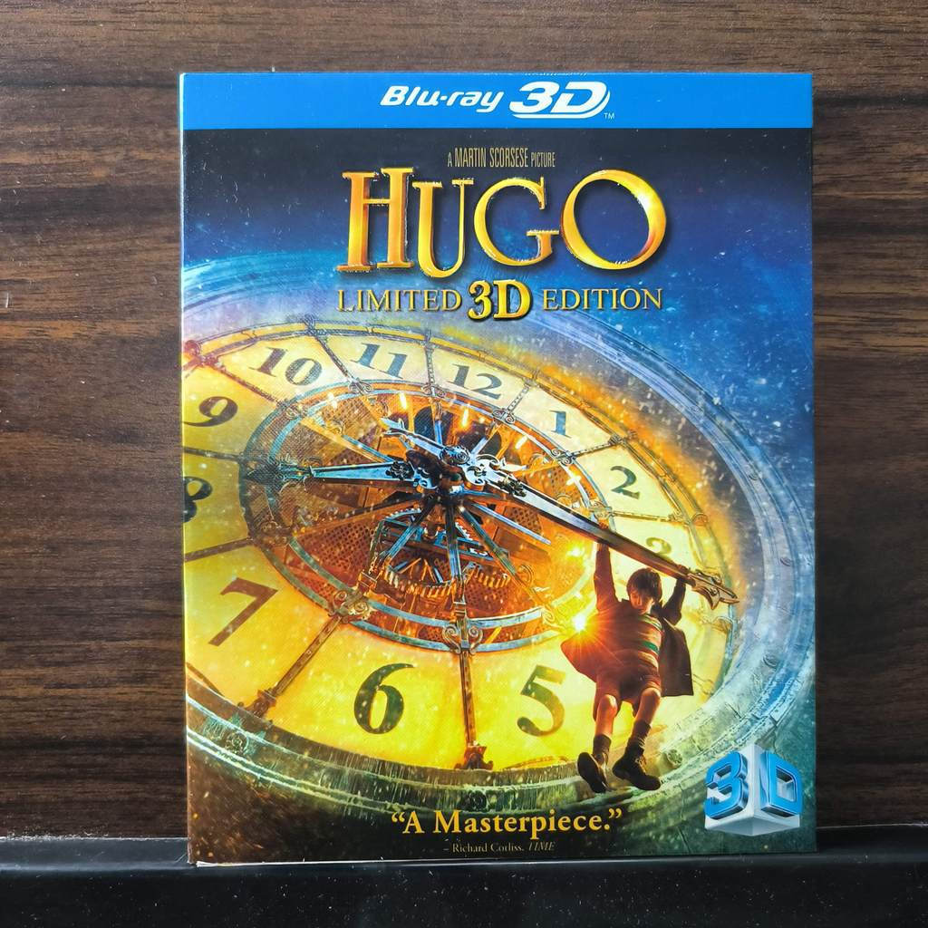 Blu-ray Disc British Film Hugo (2011) 3D Blu-ray BD25 Eng Zh สเปนไทย Jap ใหม่เอี่ยมชนิดบรรจุกล่อง 25