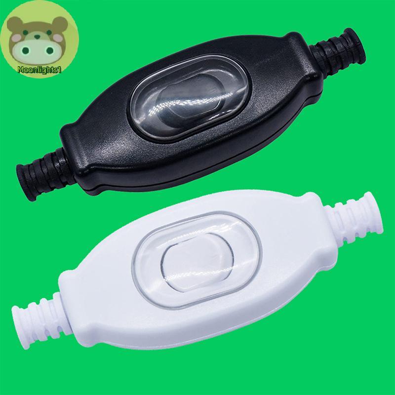 Moonlights1 กลางแจ้งกันฝุ่น Rocker IP65 กันน้ําในสายเครื่องใช้ไฟฟ้าอินไลน์เปิด/ปิด Rocker Double Cut Dust EN