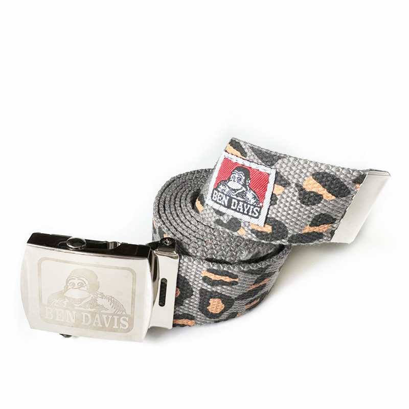 เข็มขัดผ้าใบกอริลลา ดีไซน์กะโหลกศีรษะ พร้อมหัวเข็มขัดอัตโนมัติ - รูปที่ 6