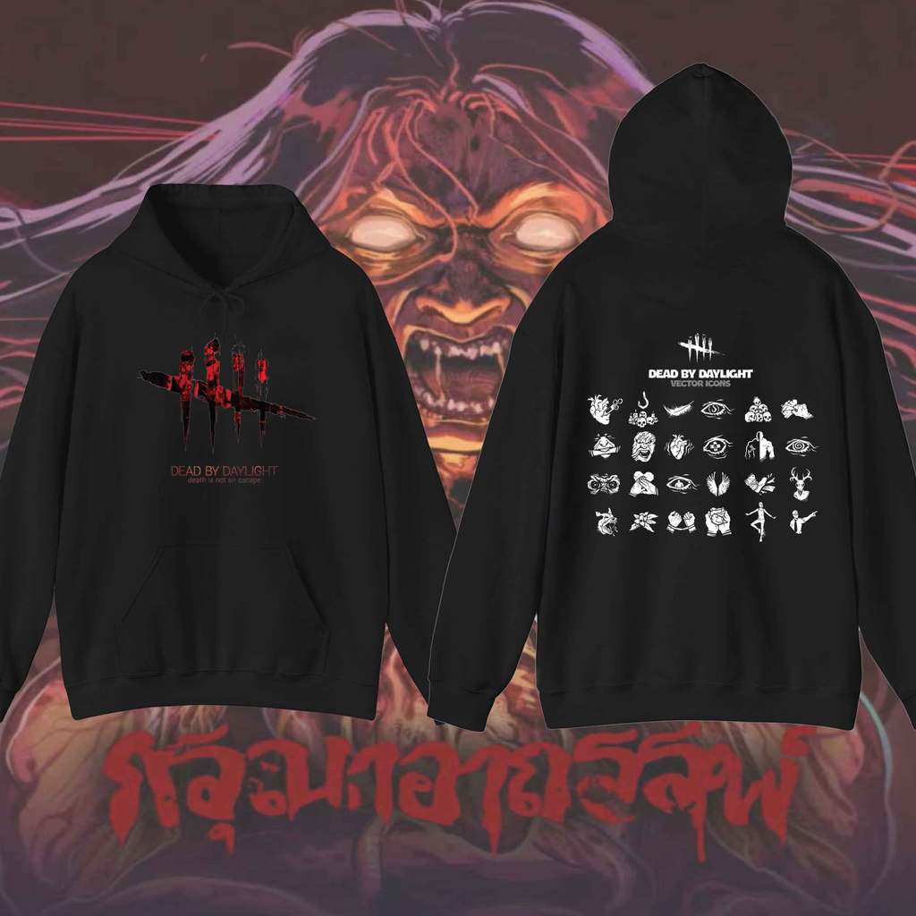 Dead by Daylight Hoodie | Killer & Survivor Game  |  Unisex เสื้อฮู้ดดี้เกมสยองขวัญ Dead by Daylight