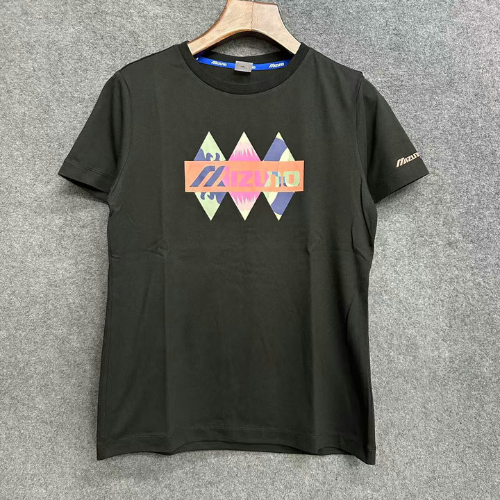 เสื้อยืดแขนสั้นคอด้านผ้าฝ้ายแท้สำหรับกีฬา Mizuno D2CA0332