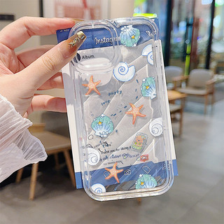 จัดส่งในพื้นที่ เคสเหมือนเปลือกหอยเชลล์ เปลือก สวย น่ารัก For IPhone16 14 13 11 6 7 8 plus Pro Promax X XR XSMAX BKW042
