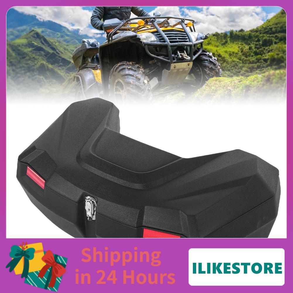 Ilikestore Ilikestore Depisuta 98L ATV ด้านหลังกล่องเก็บกันน้ำ Rack Cargo พร้อมเบาะพนักพิงและล็อคใช้