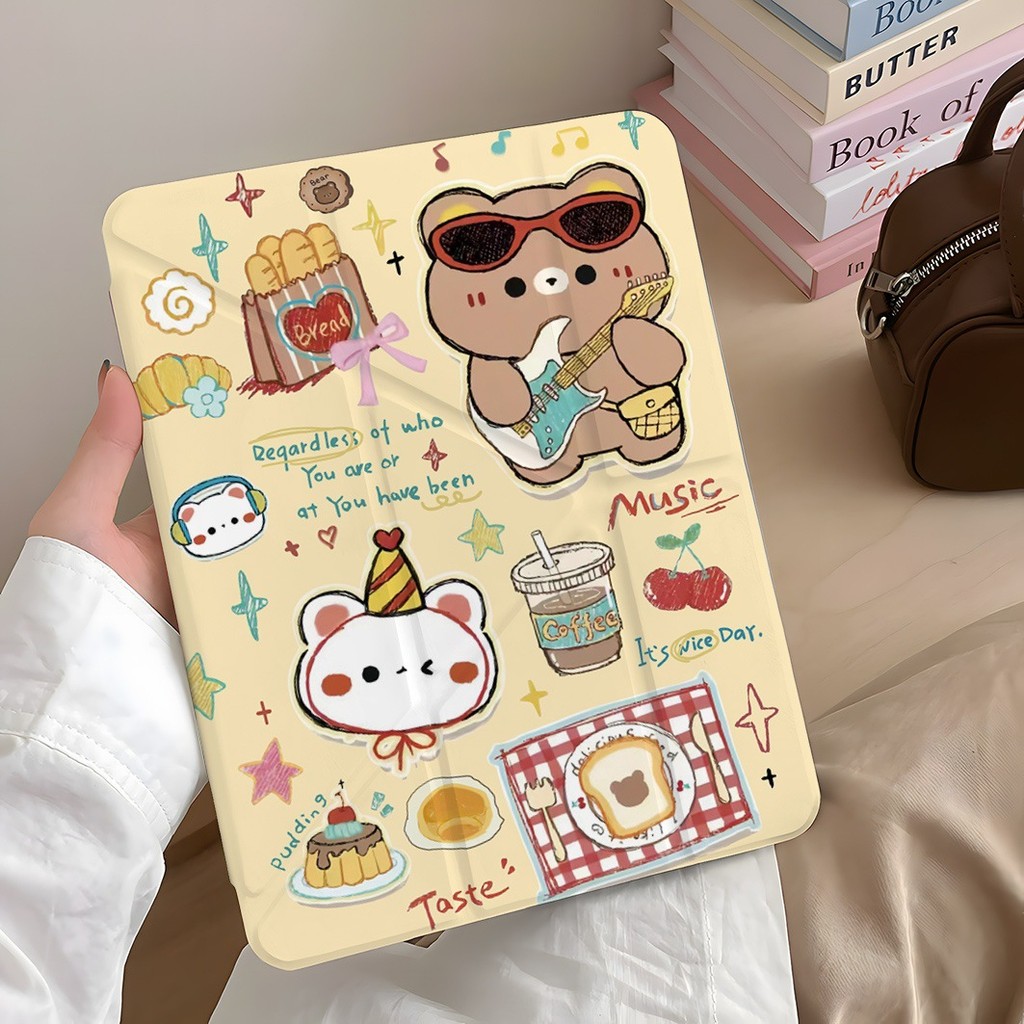 Rock Bear ipadA16 เคสแท็บเล็ต pro37 ซม.MINI6 เคสป้องกัน Y ส่วนลด 10/9/8 รุ่น air7/6 เคสป้องกัน 2025 