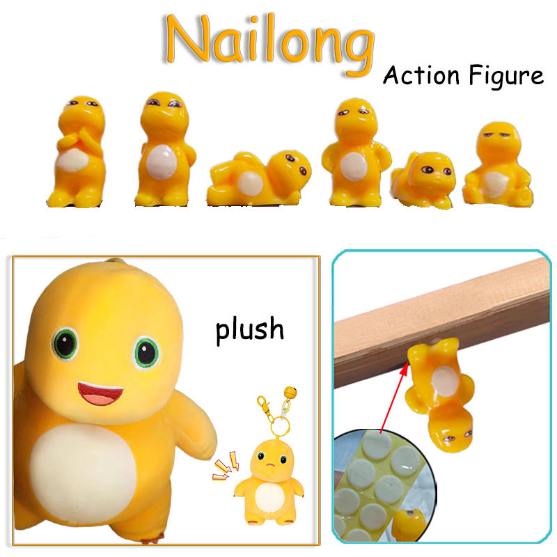 6 ชิ้น Nailong Action Figure เครื่องประดับภายในรถน่ารัก Nalong ของเล่นตุ๊กตาของขวัญสําหรับตุ๊กตาเด็ก
