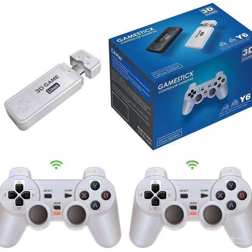 Y6 Y9 เกมคอนโซล HDMI HD 2.4G คอนโซลเกมทีวีไร้สาย 3D God of War PSP X4FV